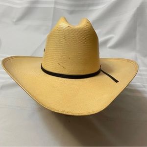 Resistol Womens Unisex Straw Vintage (90’s) Western Cowboy Hat - size 6 7/8
